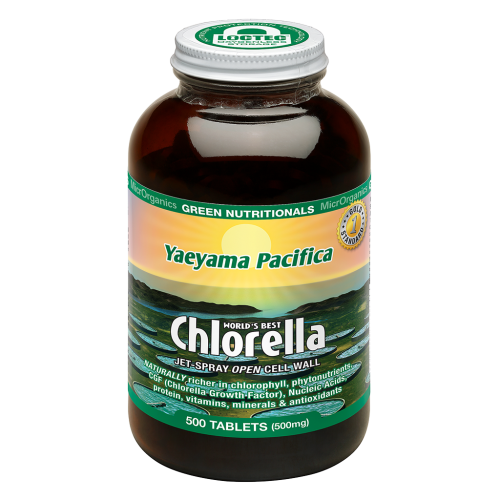 Green Nutritionals Yaeyama Pacifica Chlorella (500mg) 500 Tabs