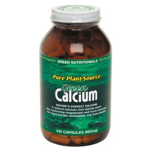 GreenNutritionals Pure Plant-Source Green Calcium (883mg) 240 Caps